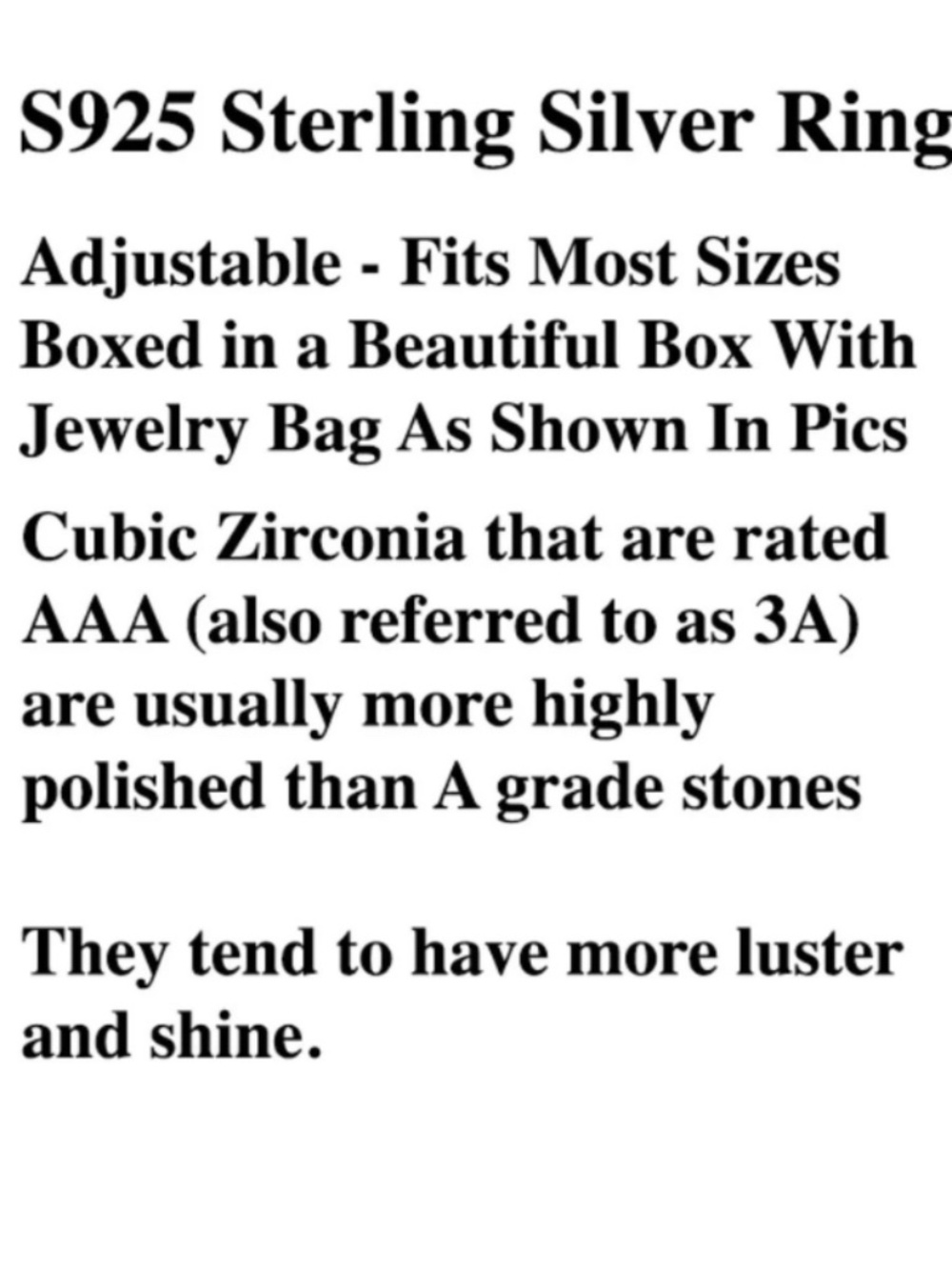 Silver Fidget Ring ~ Adjustable Fits Ring Sizes From 5 to 10 ~ Gift Box - Picture 2 of 8